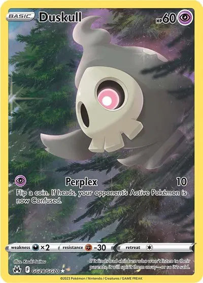 Duskull Crown Zenith: Galarian Gallery Holo Rare GG28/GG70