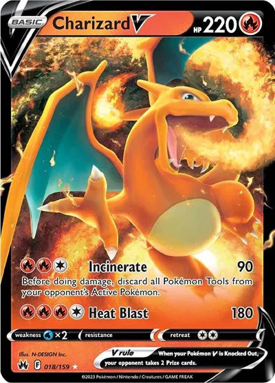 Charizard V Crown Zenith Ultra Rare 018/159