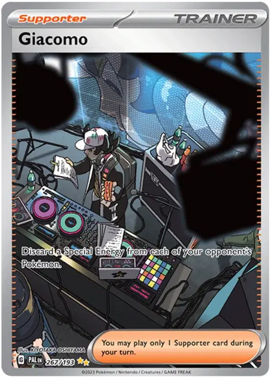 Giacomo Special Illustration Rare 267/193 Paldea Evolved