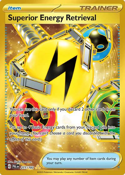 Superior Energy Retrieval Paldea Evolved Hyper Rare 277/193