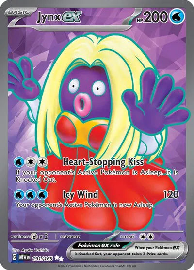Jynx ex SV: 151 Ultra Rare 191/165