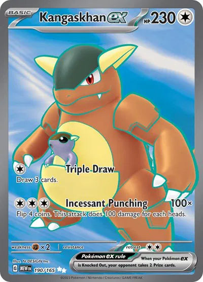 Kangaskhan ex SV: 151 Ultra Rare 190/165