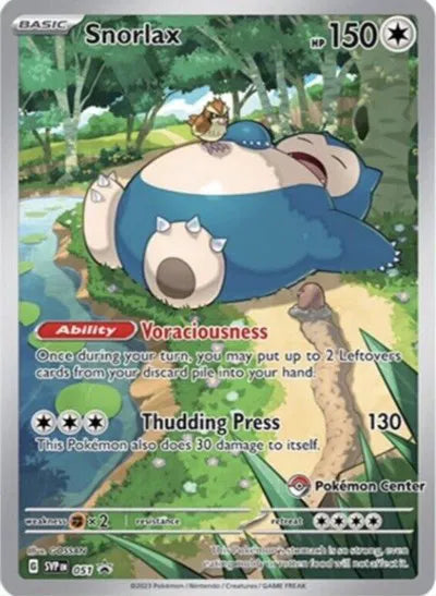 Snorlax 051 Scarlet & Violet Promo (Pokemon Center Exclusive)
