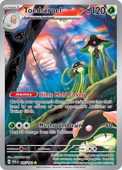 Toedscruel Paradox Rift Illustration Rare 185/182