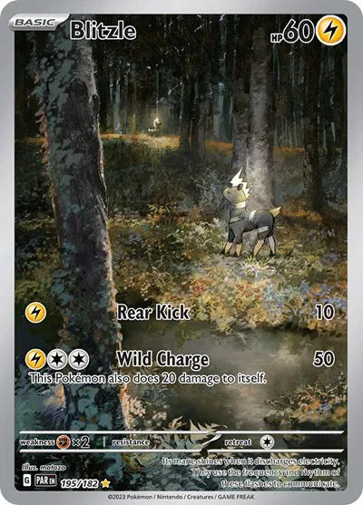 Blitzle Paradox Rift Illustration Rare 195/182