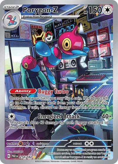 Porygon-Z Illustration Rare 214/182 Paradox Rift