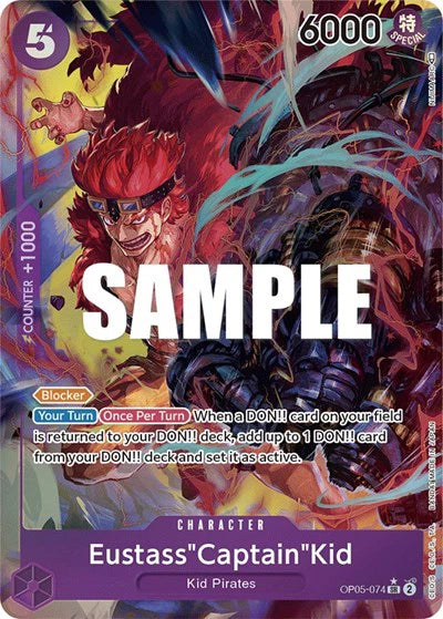 Eustass"Captain"Kid (Alternate Art) OP05-074 Awakening of the New Era
