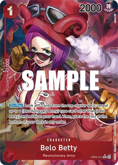 Belo Betty (015) (Alternate Art) OP05-015 Awakening of the New Era