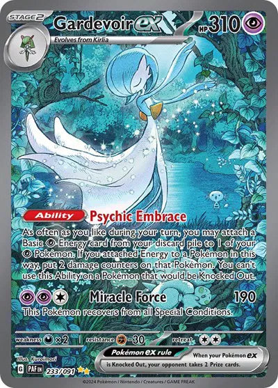 Gardevoir ex Paldean Fates Special Illustration Rare 233/091