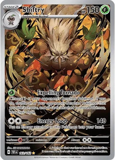 Shiftry Pokemon • Illustration Rare • 163/162 Temporal Forces