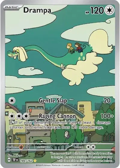 Drampa Illustration Rare 184/162 Temporal Forces