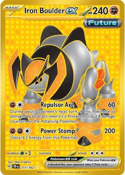 Iron Boulder ex Temporal Forces Hyper Rare 217/162
