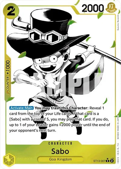 Sabo (007) (Parallel) ST13-007 Ultra Deck: The Three Brothers