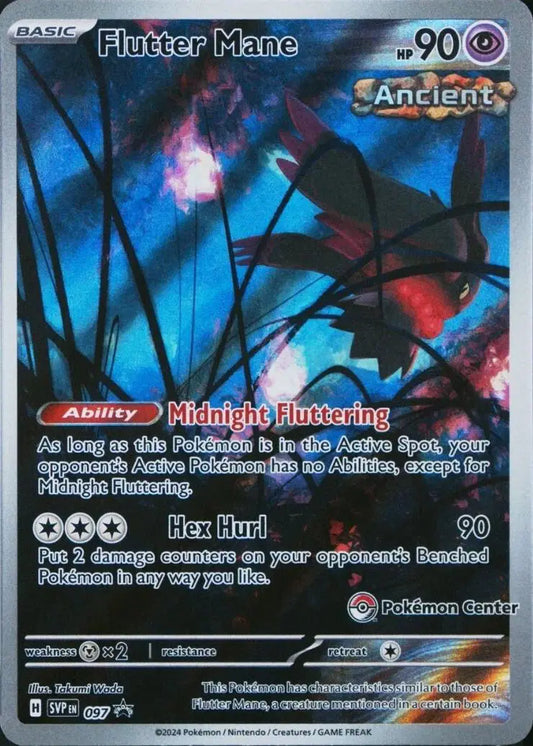 Flutter Mane (Pokemon Center) Scarlet & Violet Promo Promo 097
