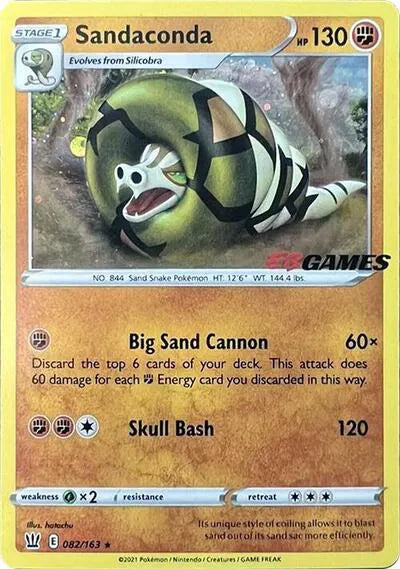 Sandaconda - 082/163 (EB Games Exclusive) Miscellaneous Cards & Products Promo 082/163