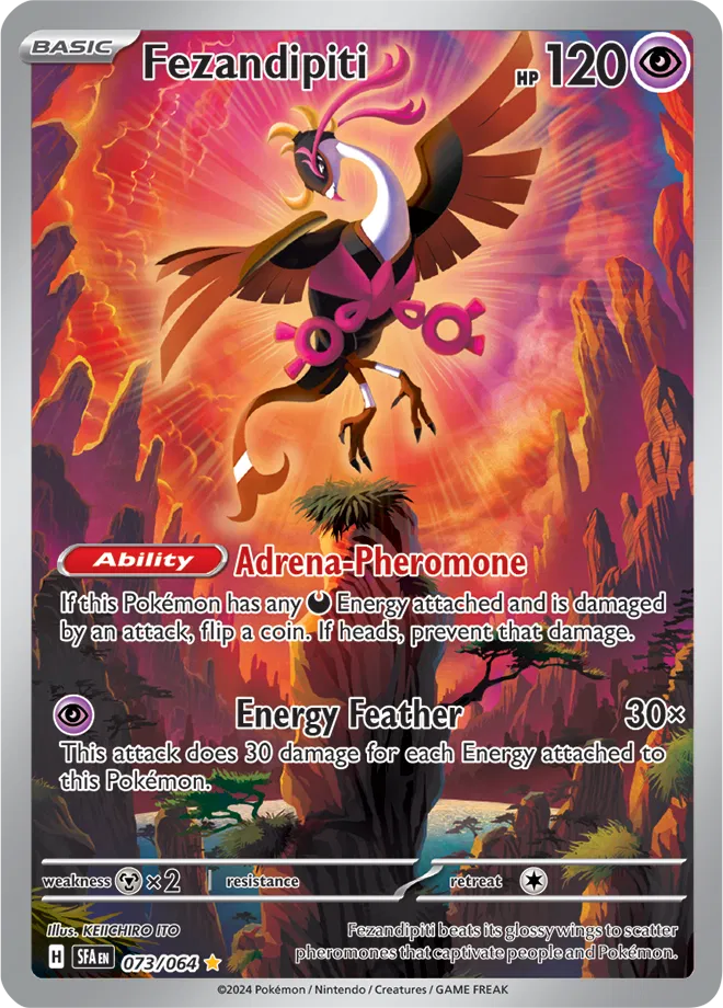 Fezandipiti Pokemon Illustration Rare  073/064 Shrouded Fable