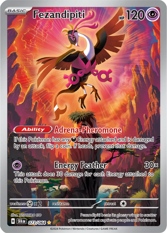 Fezandipiti Pokemon Illustration Rare  073/064 Shrouded Fable