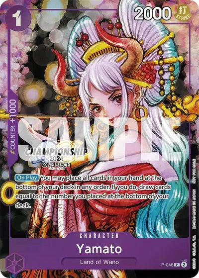 Yamato (CS 2024 Event Pack Finalist) One Piece PR P-046 One Piece Promotion Cards