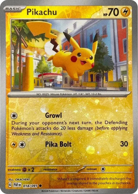 Pikachu - 018/091 (Reverse Cosmos Holo) Miscellaneous Cards & Products Promo 018/091