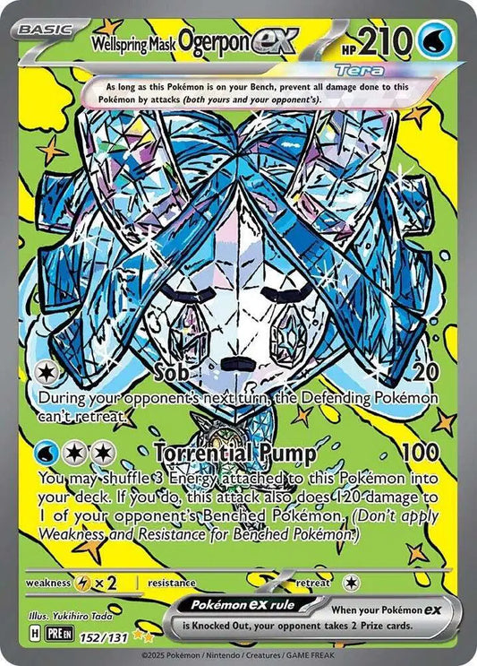 Wellspring Mask Ogerpon ex Special Illustration Rare 152/131 Prismatic Evolutions