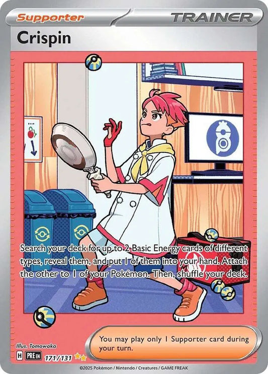 Crispin Pokemon Special Illustration Rare 171/131 Prismatic Evolutions