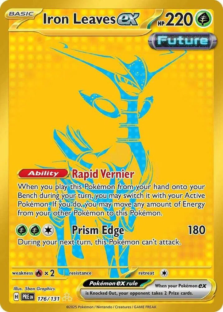 Iron Leaves ex Hyper Rare 176/131 Prismatic Evolutions