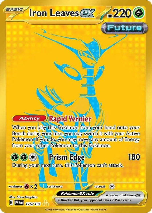 Iron Leaves ex Hyper Rare 176/131 Prismatic Evolutions