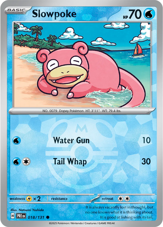 Slowpoke (Master Ball Pattern) Prismatic Evolutions Common 018/131