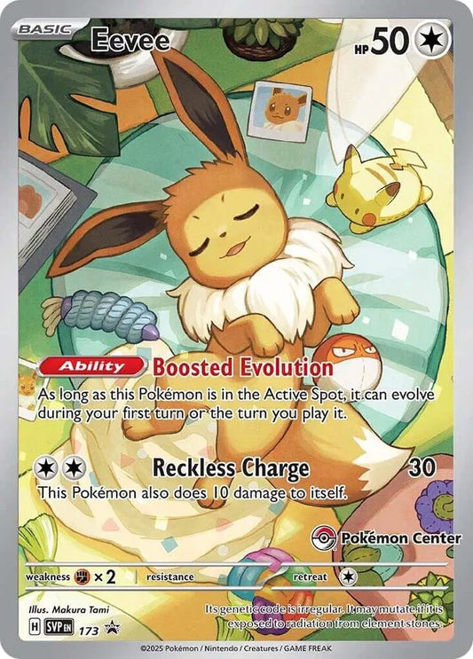 Eevee (Pokemon Center Exclusive) Scarlet & Violet Promo Promo 173 [SEALED w/ second eevee promo]