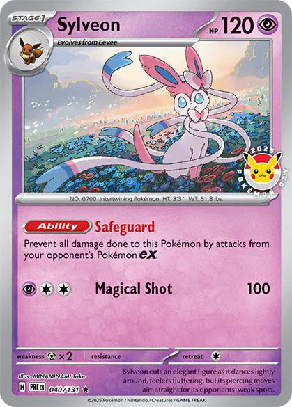 Sylveon — 040/131 (Pokemon Day) Pokemon Rare 040/131 Miscellaneous Cards & Products
