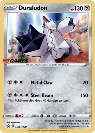 Duraludon - SWSH028 (EB Games Exclusive) Miscellaneous Cards & Products Promo SWSH028