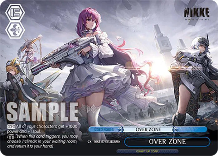 OVER ZONE (RRR+) GODDESS OF VICTORY: NIKKE Triple Rare Plus NIK/S117-E112EX RRR+