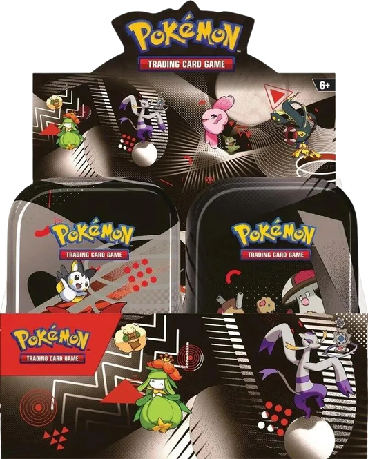 Unova Mini Tin Display Black Bolt/White Flare