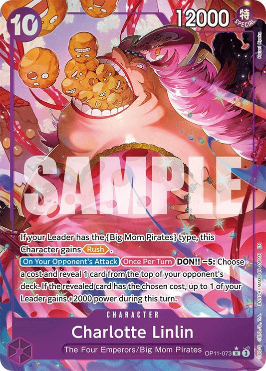 Charlotte Linlin (Alternate Art) OP11-073 A Fist of Divine Speed