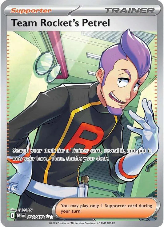 Team Rocket's Petrel Destined Rivals Ultra Rare 226/182