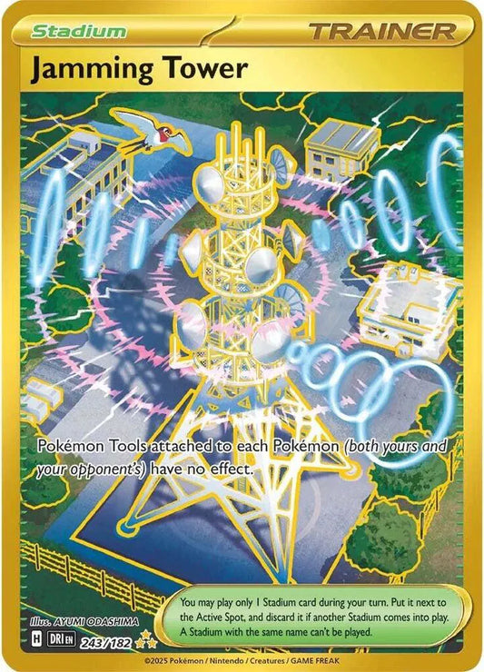 Jamming Tower Destined Rivals Hyper Rare 243/182
