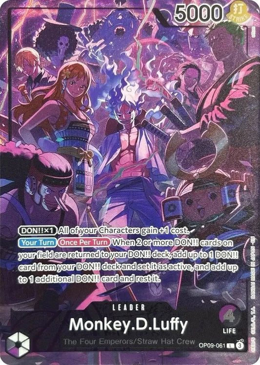 Monkey.D.Luffy (English Version 2nd Anniversary Set) One Piece Promotion Cards L OP09-061