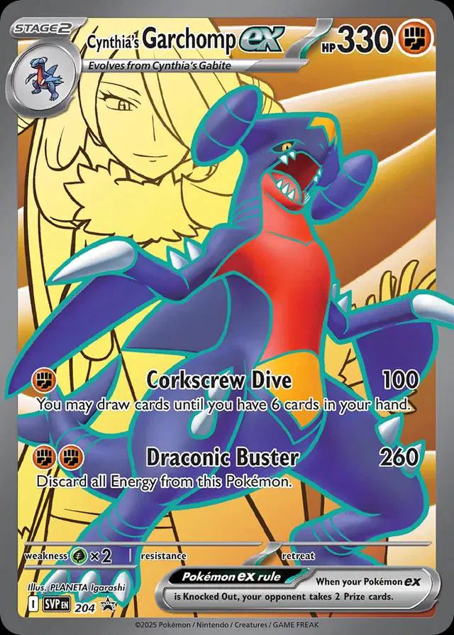 Cynthia's Garchomp ex Scarlet & Violet Promo Promo 204
