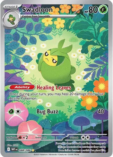 Swadloon Illustration Rare 088/086 White Flare