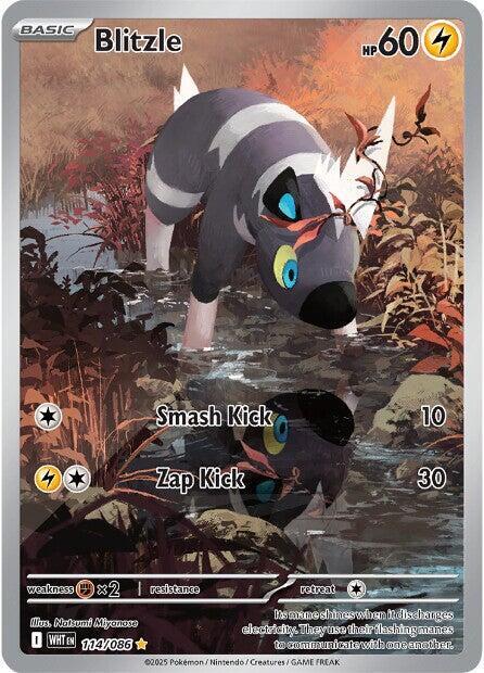 Blitzle White Flare Illustration Rare 114/086