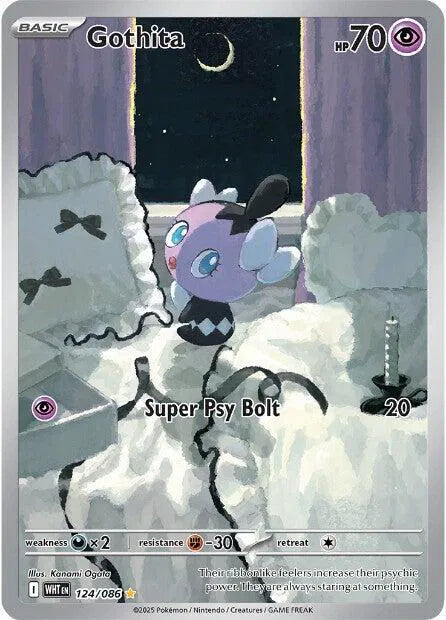 Gothita White Flare Illustration Rare 124/086