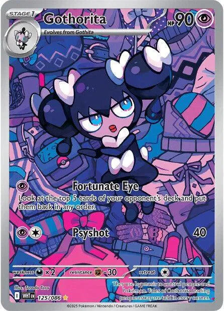 Gothorita White Flare Illustration Rare 125/086