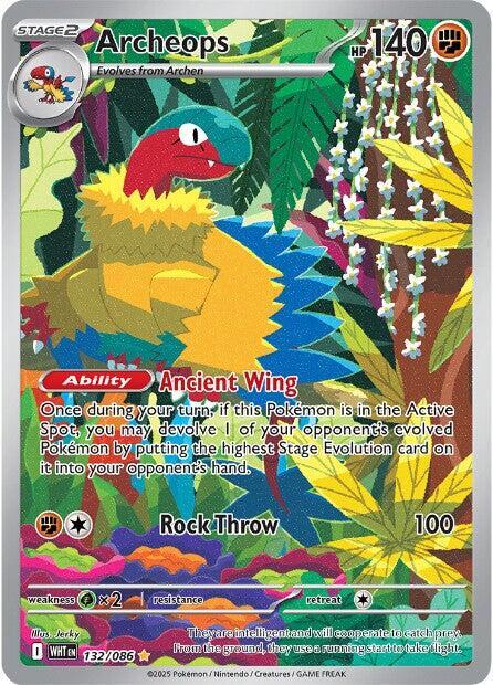 Archeops White Flare Illustration Rare 132/086