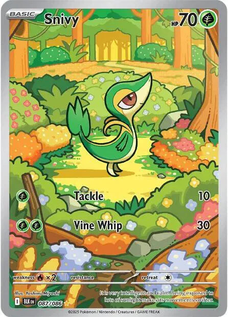 Snivy (JP) Black Bolt Art Rare 087/086