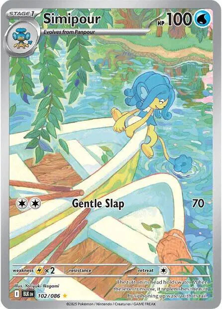 Simipour Black Bolt Illustration Rare 102/086