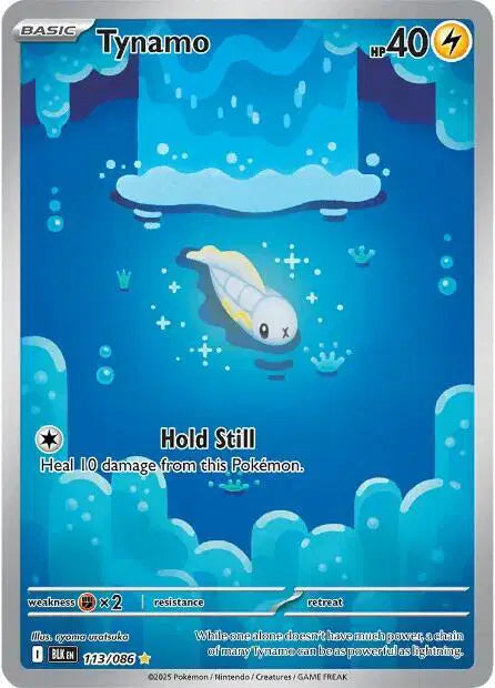 Tynamo Pokemon Illustration Rare 113/086 Black Bolt