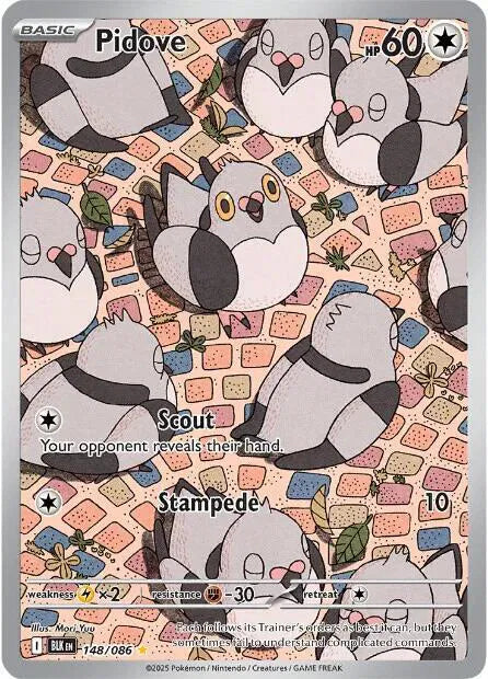 Pidove Black Bolt Illustration Rare 148/086