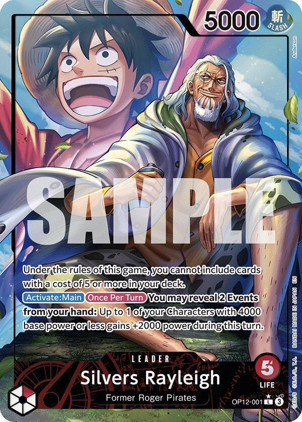 Silvers Rayleigh (Alternate Art) Legacy of the Master L OP12-001