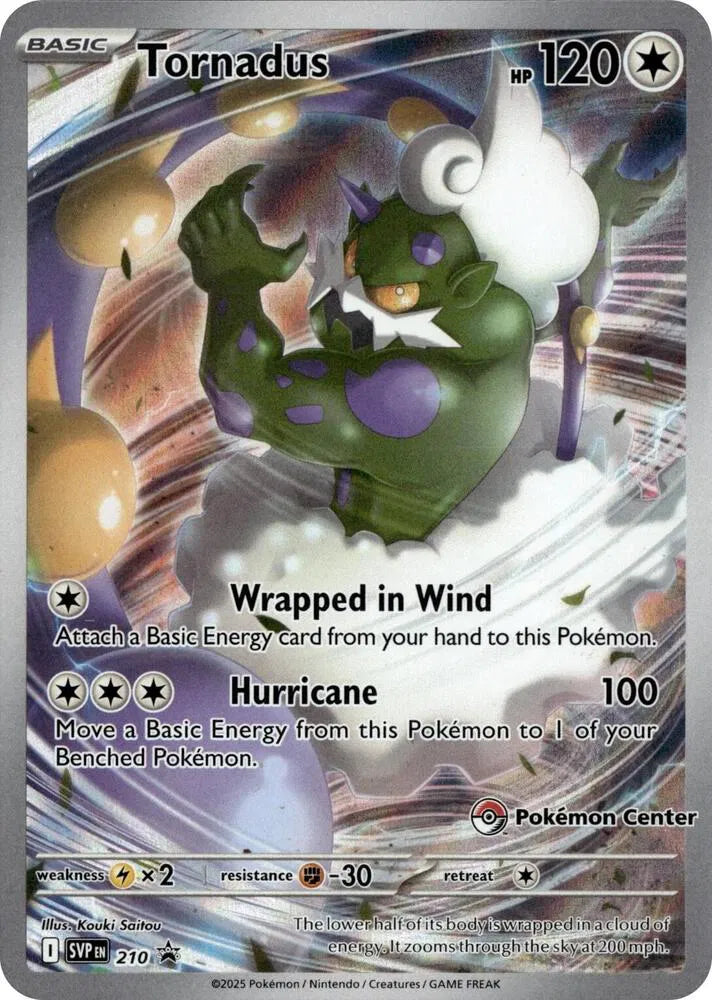 Tornadus - 210 (Pokemon Center Exclusive) Scarlet & Violet Promo Promo 210
