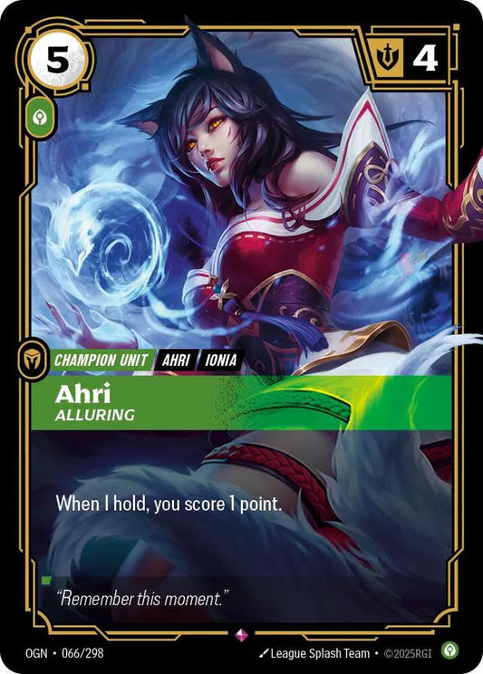 Ahri - Alluring Origins Rare 066/298